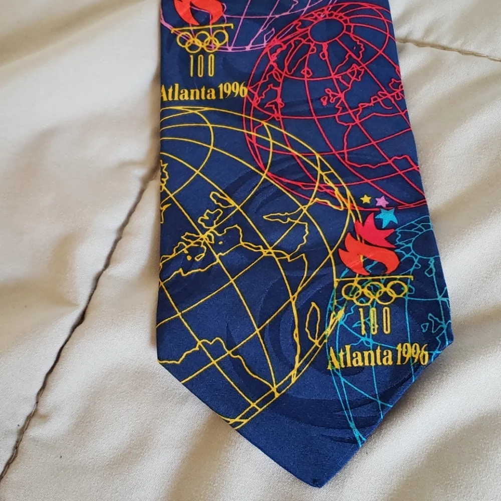 1996 USA Atlanta OLYMPICS Silk Tie